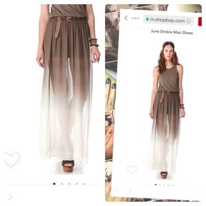 Young fabulous and broke June ombré dress